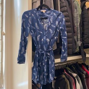 Banana republic Navy long sleeve dress